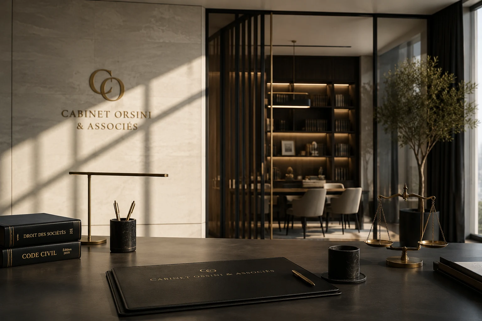 Aperçu du site vitrine pour un cabinet d'avocat